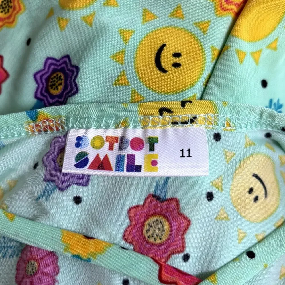 Dot Dot Smile NEW Green Sunshine Twirl Party School Ballerina Dress Girls Sz 11